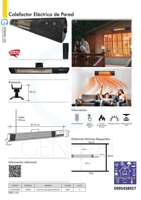 Calefactores Eléctricos 003