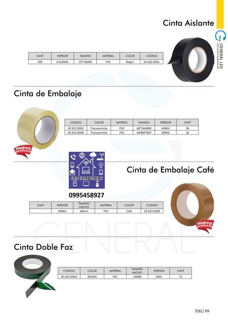 Mallas Cintas Aislantes y Adhesivas 002