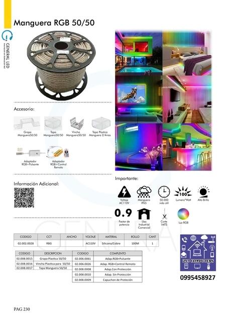 Mangueras Led 006