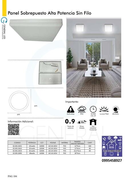 Paneles Led 012