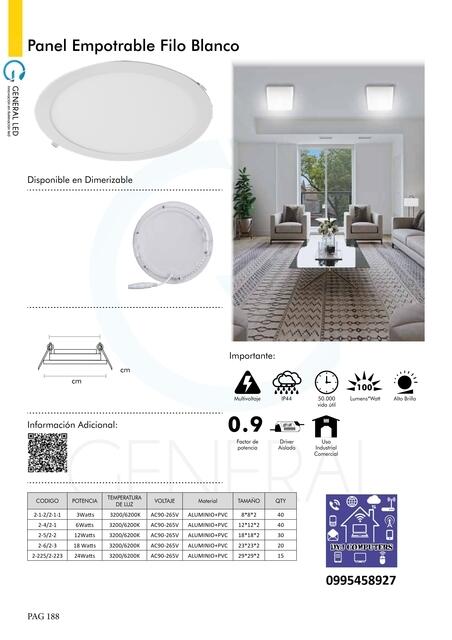 Paneles Led 016