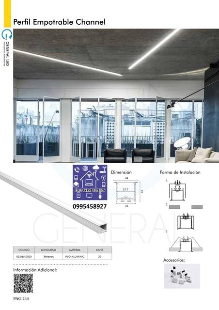 Perfiles Led 009