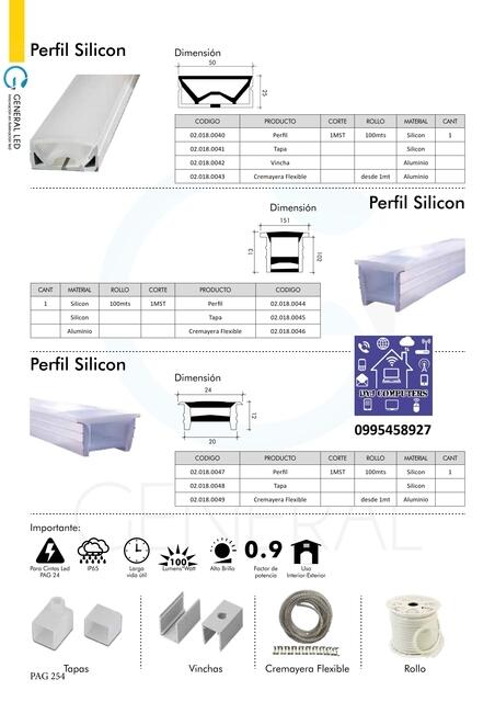 Perfiles Led 019