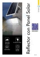 Reflector con Panel Solar